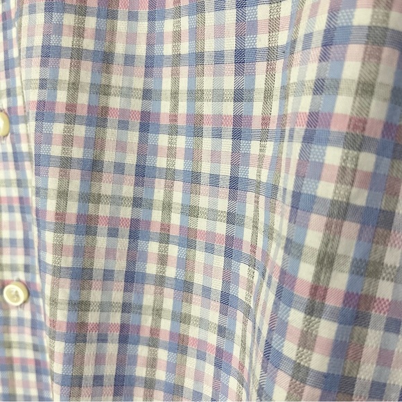 Egara Men’s Plaid Non-Iron Button Up Cotton Shirt - Picture 5 of 11